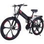 Jieoto E-Bike Lithium-ion Battery 36V 8AH 10AH 13AH 15AH Folding Bike Replacement Battery with Charger and BMS Protection Board, for Electric Bicycle 250W 350W 500W 750W 1000W Motor
