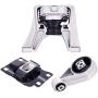 Engine Motor Mount Set 3pcs - Fits For 2005 2006 2007 Ford Focus 2.0L & 2003-2007 Ford Focus 2.3L & 2010-2013 Transit Connect 2.3L, A5495 A2939 A2986