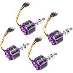 Vehicles-OCS New Angel A2212 2212 980KV KV980 / 800KV Brushless Motor 2-3s for S500 X500 X525 Quadcopter Multicopter - (Color: 4PCS 980kv)