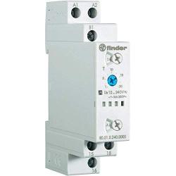 FINDER 80.01.0.240.0000 Multi-Function, MAX 250 VAC, 8 AMP, Multi-Voltage Timer