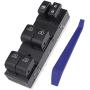 Obaee 25401-9N00D Front Power Window Switch Master Button Control Compatible with 2009-2012 Nissan Maxima, Infiniti 2007-2008 G35/ 2009-2013 G37/ 2011-2012 G25/ 2015 Q40 Orange Backlight 4 AUTO