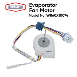 WR60X10307 WR60X10074 Evaporator Fan Motor Replacement Part by DR Quality Parts - Exact Fit for GE Hotpoint Refrigerators Replaces 1550741 AP4438809 WR60X10224 PS2364950 AP3191003 197D4492G001 914169