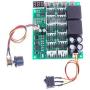 KNACRO DC 12V 24V 36V 48V 10V-55V 60A 3000W PWM Motor Speed Controller Digital Display Brush DC Motor Controller With Forward Stop Reverse Switch Digital Speed Scale 0-100%