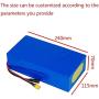 TGHY 48V 20Ah E-Bike Lithium Battery 20000mAh Rechargeable Lithium-ion Battery for Replace Lead-Acid Battery for 1200W Motor for Electric Scooter Electric Motorcycle with BMS and Charger