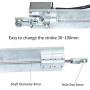 BEMONOC 110V Reciprocating Gear Motor, DIY Design AC Linear Actuator Stroke 100mm 4inch 108 RPM & 15W AC Speed Controller Kits Professional Learning Operations