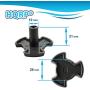 HQRP Turntable Motor Coupler Compatible with GE WB06X10144 JVM-1630 AP2016754 PS227859 Microwaves