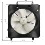 Focreedy AC101 Replacement Radiator Cooling Fan Assembly for Acura TSX 2.4L 2004-2008