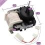 4389144 Refrigerator Evaporator Fan Motor Replaces 2149299 2162404 2188303 4389144VP W10131845 W10312647