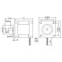 STEPPERONLINE High Torque Nema 17 Bipolar Stepper Motor 92oz.in/65Ncm 2.1A Extruder Motor