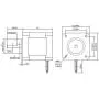 3pcs Nema 17 Bipolar Stepper Motor Kit 92oz.in 2.1a 4-lead 60mm Hobby CNC
