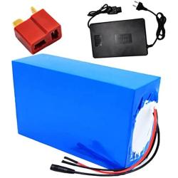 Jieoto 72V E-Bike Lithium-ion Battery 20AH 30AH 40AH Electric Scooter Li Battery Pack for 1000W-2800W Motor with 84V Charger Fit for Electric Motorcycles Electric Tricycles Mopeds