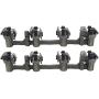Pair Rocker Arm & Pedestal Compatible with 2008-2010 F-o-r-d F250 F350 F450 F550 Super Duty with 6.4L Power-stroke Diesel Engine Rocker Arm Assembly 8C3Z6564D 8C3Z-6564-D Avaleer