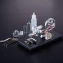 Sunnytech Hot Air Stirling Engine Education Toy Electricity Power Generator LED (FD03M)