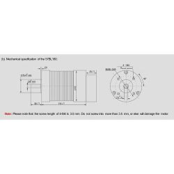 GOWE 180W DC Servo Motor Brushless 57BL180D-1000+ACS806 Brushless Controller Circular Flange 7A 0.57NM 3000RPM 20~80VDC