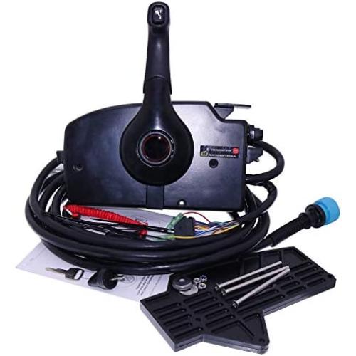 Yixin Outboard Side Mount Romote Control Box 881170A14 Compatible with Mercury Outboard Boat Motor Engine 14 Pins Connector