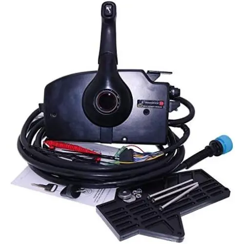 Yixin Outboard Side Mount Romote Control Box 881170A14 Compatible with Mercury Outboard Boat Motor Engine 14 Pins Connector