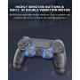 YCZHDV Wireless Controller Compatible with P-S4, Remote Game Controllers for P-S4/Slim/Pro/PC with Dual Vibration/Speaker/Gyro, Controller Gamepad Replacements - Black