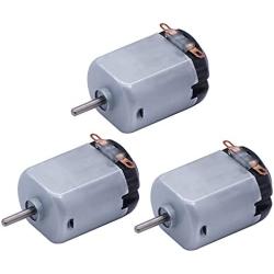 weideer 6 Pcs DC Mini Electric Motor 1-6V 25000RPM Micro Motor for DIY Toy Science Experiment K-034