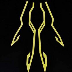 EMVANV Motorcycle Helmet LED Strip - Night Riding Sticker LED Strip Warning Motorcycle Helmet Light Signal Flashing