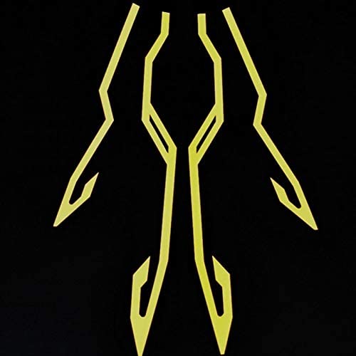 EMVANV Motorcycle Helmet LED Strip - Night Riding Sticker LED Strip Warning Motorcycle Helmet Light Signal Flashing