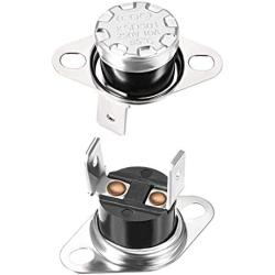 uxcell KSD301 Thermostat 95°C/203°F 10A N.C Adjust Snap Disc Temperature Switch for Microwave,Oven,Coffee Maker 2pcs
