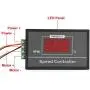 PWM DC Motor Speed Controller, Motor Speed Regulator Power Controller 6-60V 12V 24V 36V 48V 30A with LED Digital Display Slow Start/Stop Revolving Speed Time Adjustable
