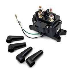 DEVMO ATV UTV Winch Contactor Solenoid 12V Solenoid Relay Contactor Winch Switch 2875714/63070 / 62135/74900,Compatible with Ramsey, Warn, Superwinch Champion 2500 3000 3500 4500 lb