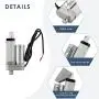 MYFULLY Electric Stroke Linear Actuator | DC 12V Heavy Duty 2 Linear Actuator Motor with Mounting Bracket 900N(225lbs) Max. Lift 10mm/s for Auto Car RV Electric Door Opener (50MM Stroke Length, 1)