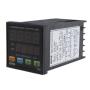 F/C PID Temperature Controller, AGPtEK Dual Display Digital Programmable Temperature Control TA4-SSR Solid State Relay with 2 Alarms