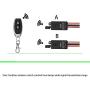 dstfuy Wireless Remote Switch,2 Way Mini Remote Switch DC 5V/12V/24V/48/10A Relay Wireless Light Switch with 328FT Long Range for Motor,LED Light,Wireless Security Alarm