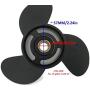 Boat Motor 7.8x8 Aluminium Alloy Propeller 812950 812950002 for Tohatsu/Nissan 4HP 5HP 6HP / Mercury Mariner 2-Stroke 5HP Outboard Motors 7.8 x 8 inch Engine
