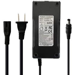 58.8V 4A Fast Battery Charger for 48V (51.8V 52V) 14S Lithium Battery Pack with DC 5.5x2.1mm / 5.5x2.5mm Plug