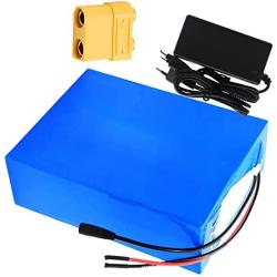 Wnicek 72V 20AH 30AH 40AH E-Bike Lithium-ion Battery Rechargeable Battery Pack Fit for Electric Scooter E-Bike Mopeds Electric Tricycles Electric Motorcycles with Charger+ BMS
