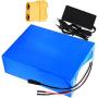 Wnicek 72V 20AH 30AH 40AH E-Bike Lithium-ion Battery Rechargeable Battery Pack Fit for Electric Scooter E-Bike Mopeds Electric Tricycles Electric Motorcycles with Charger+ BMS
