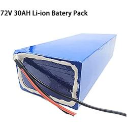 Jieoto E-Bike Lithium-ion Battery 72V 20Ah 30Ah 40Ah Li-ion Battery Rechargeable Lithium Battery Pack for Electric Motorcycle Electric Tricycle Electric Scooter with Charger+ XT60 Plug