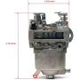 The ROP Shop | Carburetor Assembly with Gaskets for Kawasaki FC420V-JS09, FC420V-KS09 Motor