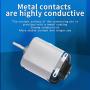 DaFuRui Mini DC Motor，15pcs DC 1V-6V 18000RPM DC Small Electric Motor kit for Arduino Hobby Projects DIY Cars Toys