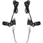 1 Pair 2 Wires Universal Left Right Brakes E Bike Brake Lever V Brake Lever Replacement Parts