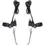 1 Pair 2 Wires Universal Left Right Brakes E Bike Brake Lever V Brake Lever Replacement Parts