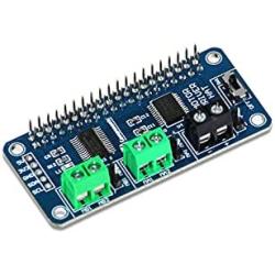 sb components Raspberry Pi Motor Driver Board I2C IIC Interface Motor Driver HAT for Raspberry Pi - Control 2 DC Motors Simultaneously