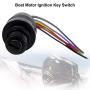 Boat Engine Ignition Switch Fits for Mercury Control Box Applications, Motor Starter Assembly 3 Position 6 Wire | OE Replacement 8717009A2 17009A2 MP41070 MP410701 MP410702