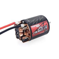 DollaTek 540 13T Brushed Motor 5-Slot RC Car Motor with 60A Brushed ESC Waterproof 6V/2A SBEC and and Programming Card Combo Set for 1/10 RC Crawler