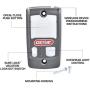 Genie Series II Garage Door Opener Wall Console - Sure-Lock/Vacation Lock for Extra Security - Light Control Button - Compatible with All Genie Series II Garage Door Openers - Model GBWCSL2-BX