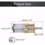 Fielect Mini Gear Motor DC 12V 30RPM Micro Gear Motor, Speed Reduction Motor N20 for RC Car, Robot Model, DIY Engine Toys