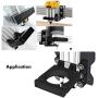 CNC Motor Clamp Mounting Bracket, 71mm Shaft Spindle Motor Mount Holder with M5 Screws and Connector Kit, Aluminum Router Mount for CNC Engraving Machine