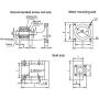 L Shape Fixed Seat, Stepper Motor Seat, Integrated Seat Motor, Mounting Fixing Bracket Base CNC Parts (MBK10-57)