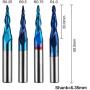 Genmitsu CNC Router Machine PROVerXL 4030 with GRBL Control + 4PCS 2-Flute Tapered Ball Nose Spiral End Mill (1/4’’ Shank)