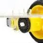 The perseids DIY Robot Smart Car Chassis Kit with Speed Encoder, 2 Wheels and Battery Box (2 Wheels)