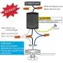 Universal Smart WiFi Ceiling Fan & Dimmer Remote Control Kit, Ceiling Fan Timing Speed & Dimmable LED Light Dimming Remote Control, Compatible with Alexa Google Assistant & Smart Life App