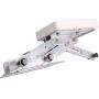 Hoffen Aluminium Outboard Motor Bracket for Boat Outboard Motor Engine Surpport Mount Heavy Duty White Mounting Plate Marine Auxiliary 7.5-20hp